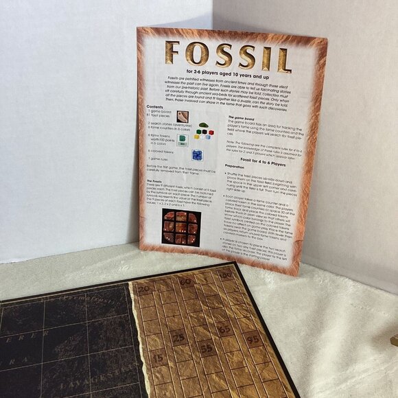 Fossil Puzzle Board Game by Klaus Palesch Rio Grande Games 1998 Complete - Picture 6 of 9